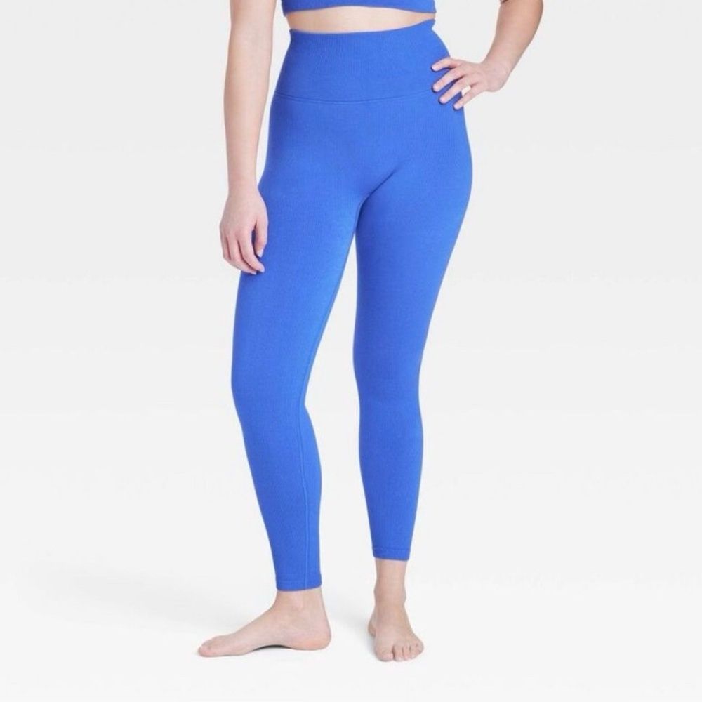 All in motion women’s high rise rib leggings - Picture 2 of 6